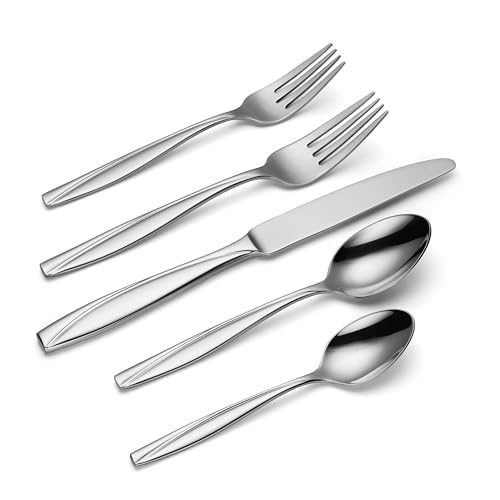 Oneida Camlynn Mirror 45-Piece Flatware Set for 8 - Stainless Steel Service