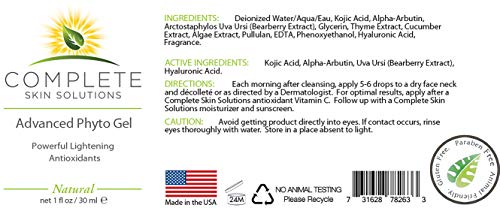 Anti-Aging Face Serum with Botanical Extracts - Calms & Softens Skin, 1 oz