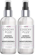 IntiMD Coochy Intimate After Shave Moisturizer Pack of 2 - Soothing Mist for Razor Burns & Ingrown Hairs - 4 Fl Oz