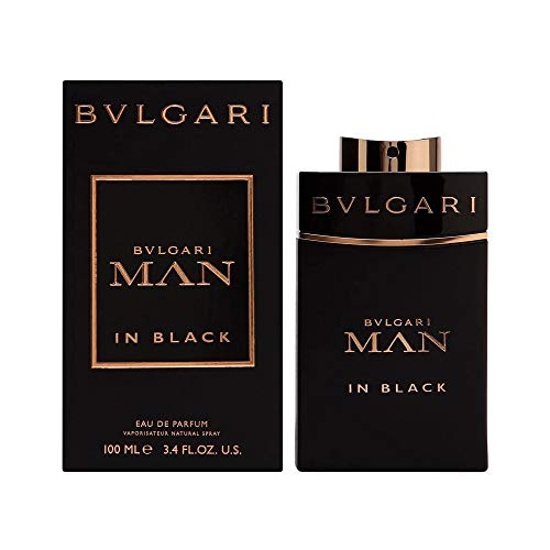 Bvlgari Man In Black Eau de Parfum Spray 3.4oz for Men - Warm Citrus Woody Fragrance