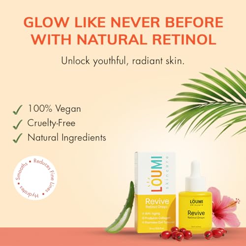 Revive Retinol Night Serum with Hyaluronic Acid & Botanical Oils - Lightweight, Vegan & Cruelty-Free – 20ml