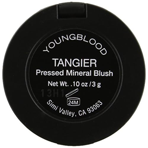 Youngblood Mineral Cosmetics Natural Pressed Mineral Blush - Tangier - 3 g / 0.10 oz (Pack of 2)