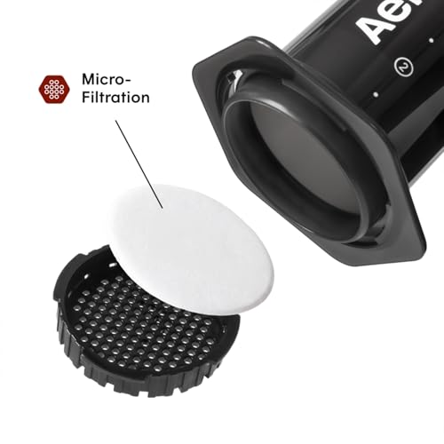 Gray AeroPress XL Coffee Press - 3-in-1 French, Pour-Over & Espresso Brewer