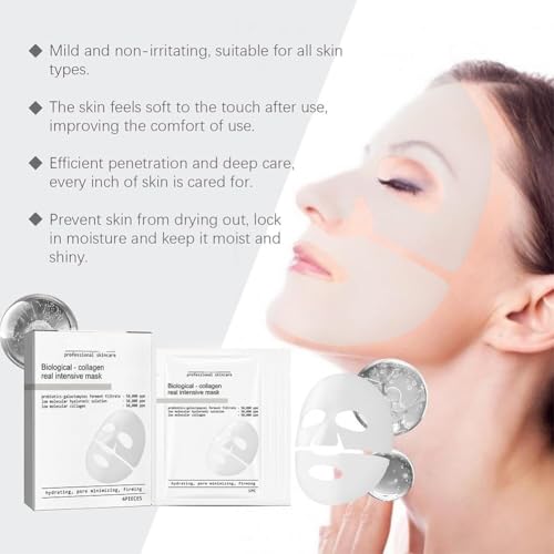 Ryvalia Collagen Mask 3-Pack - Deep Hydration & Elasticity Boost Overnight