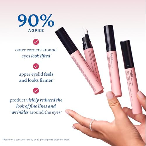 belif Retinol Firming Eye Serum ? Aqua Bomb Lifting Eye Gel with Collagen & Bakuchiol for Puffiness, Fine Lines & Wrinkles, Peptide & Hyaluronic Acid, Korean Skin Care