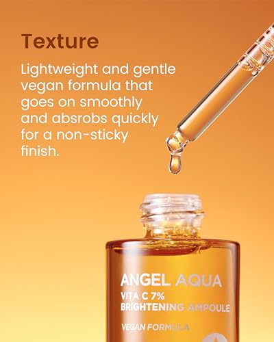 Vegan Vitamin C Serum with 7% Pure Vitamin C - Skin Brightening & Sensitive Skin Care