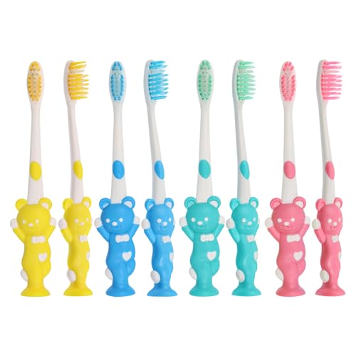 100pcs Kids Disposable Toothbrush Set - Soft Bristles & Cute Animal Designs