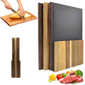 Book Shaped Cutting Board Set with Stand - Acacia Wood, 3 Pieces, Variation 1