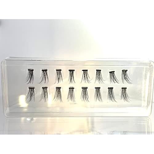 Ioni Cosmetics Faux Mink Individual Lash Extensons 3-STRAND Natural-Short, Black