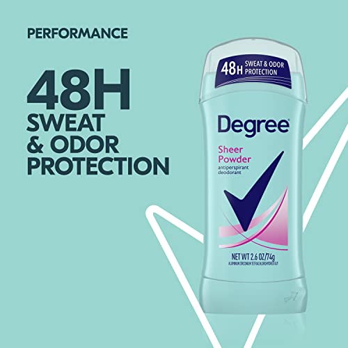 Floral Scent Degree Original Antiperspirant Deodorant Sheer Powder Pack of 6 2.6 oz