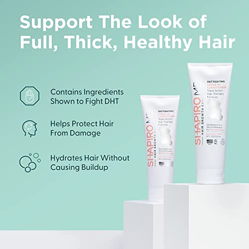 DHT Blocker Hair Loss Conditioner for Men & Women - Thicker, Fuller Hair