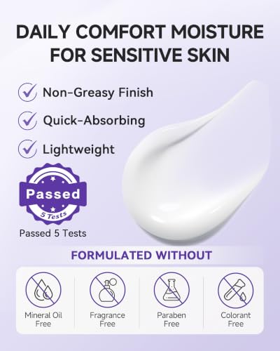 Face Moisturizer for Dry Sensitive Skin with Barrier Support - Hydrating Cream