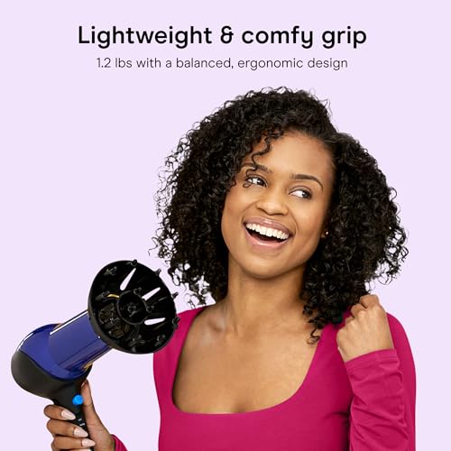 Lightweight 1875W Hair Dryer with Diffuser & Concentrator Set - 3 Piece