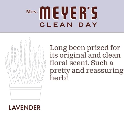 Mrs. Meyers Lavender Liquid Hand Soap Refill Pack of 3 - Eco-Friendly, 33 Oz