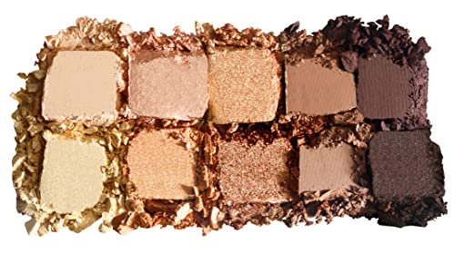Unzipped Eyeshadow Palette - Gold Edition with Matte and Glitter Shades