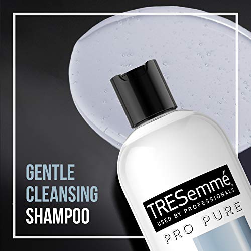 TRESemm? Pro Pure Moisture Shampoo for Daily Moisture, Paraben and Dye Free, 16 oz (4 Count)
