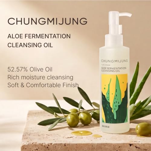 Aloe Fermentation Cleansing Oil for All Skin Types - Hydrating Makeup Remover & Blackhead Solution