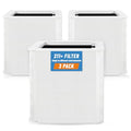 3 Pack Air Purifier Filters Compatible with Blue Pure 211+ - Replacement HEPA & Activated Carbon