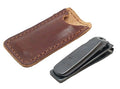 Large Executive Nail Clipper with Leather Pouch - Heavy Duty Japan Forged Steel