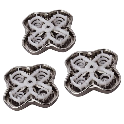 3 Pack Gold Pro Replacement Blades for Skulls Head Shavers - Compatible with Pit Bulls Series