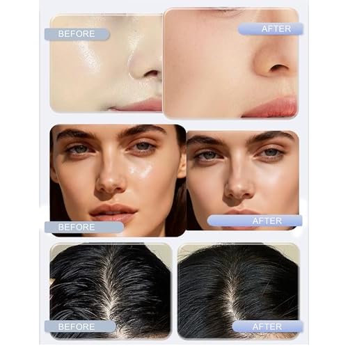 Oil Blotting Paper with Powder - 100 Sheets with Mirror, Puff & Refills, Absorbs Excess Face Oil, Controls Shine, Gentle for Makeup Use