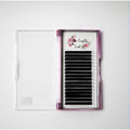 Professional Mixed Length Eyelash Extensions, Ultra Black, 8-15mm, 16 Rows, Premium Synthetic Silk (C Curl - 0.10 mm)