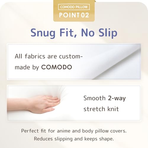 Japanese Made Body Pillow 160cm x 50cm for Side Sleepers Anime/Maternity - Washable