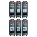 Dove Men Care Body & Face Wash, Cool Fresh - 13.5 Fl Oz / 400 mL X 6 Pack Case, Made in Germany