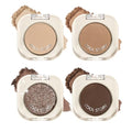 BestLand Single Pressed Eyeshadow ? Long-Lasting Matte & Shimmer Finish, Ultra-Pigmented Silky Texture, Blendable Cream Powder Formula for Effortless Day & Night Eye Looks (4PCS Set A)