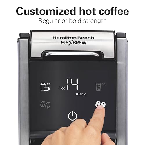 Hamilton Beach FlexBrew Advanced 4-in-1 Single Serve Coffee Maker - Black