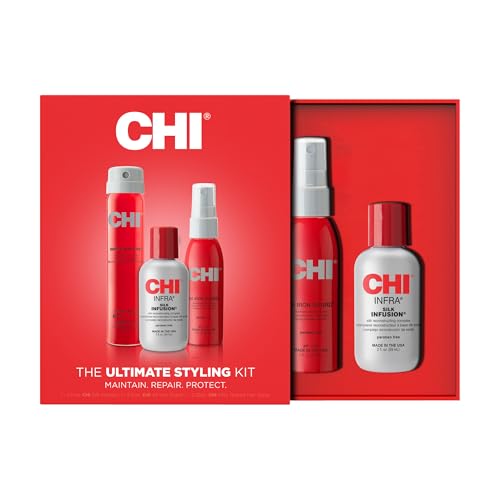 Hair Styling Kit with Heat Protection and Shine Spray – Hair Care Set