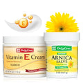 De La Cruz - Vitamin E Cream and Arnica Salve Bundle - Moisturizing Skin Care for Dry and Rough Skin