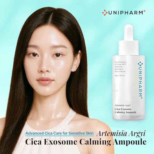 Artemisia Argyi Cica Exosome Calming Ampoule, 1.05 oz, Soothing Serum for Sensitive Skin