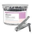 Diane D909 Stainless Steel Straight Edge Toenail Clipper with Fold-Out File - 36 Pack Bulk