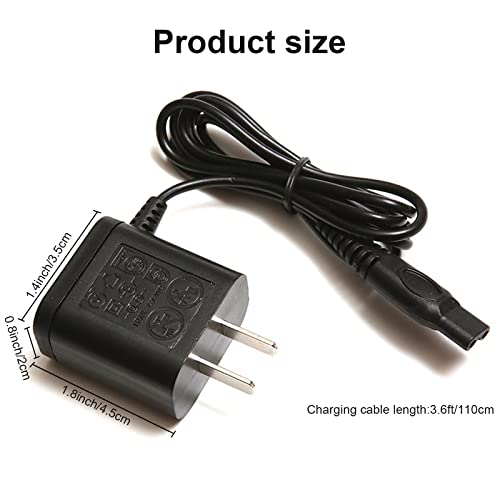 LinMei Adapter Power Cord 15V Compatible with Philips Norelco HQ8505 7000 5000 3000 Series 3500 MG3750 MG5750 MG7750 S1560 Electric Shaver Multigroom Beard Trimmer Adapter Power Charging Cord