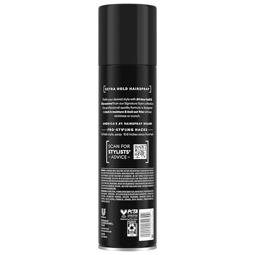 TRESemmé Extra Hold Hairspray 2-Pack + Travel Size, Anti-Frizz, 14.6 oz Each
