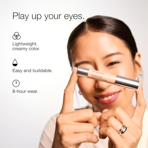 Clinique Bountiful Beige Chubby Stick Shadow Tint for Eyes - Long Lasting & Buildable, Travel Friendly
