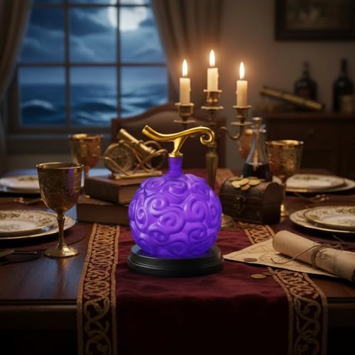 Anime Devil Crystal Decanter with Mahogany Base - Fantasy Liquor Bottle - Variation of Devil