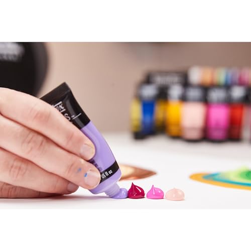 Liquitex BASICS Acrylic Paint Set - 48 Colors, 22ml Tubes, Student Quality