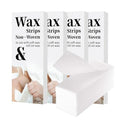 200 Pcs Professional Non Woven Wax Strips for Hair Removal - Works with Wax Beads, Soft Wax & Roll On Wax - Tear-Resistant, Skin-Friendly & Reusable Strips for Legs, Face, Back, Arms, Intimate Areas