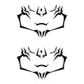 AwwwCos Cosplay Temporary Tattoos Tattooing Face Stickers for Halloween Costumes E