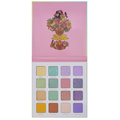 Juvia's Place Garden of Juvia¡¯s Eyeshadow Palette - 16 Pan Palette, Tan, Auburn, & Rich Dark Chocolate, Mattes and Shimmers, Highly Pigmented and Buttery Texture