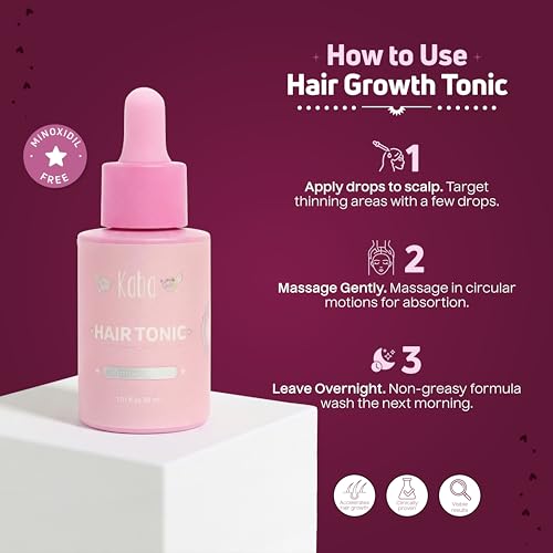 Hair Tonic for Thicker Fuller Hair & Oily Scalp Control - 1 Oz