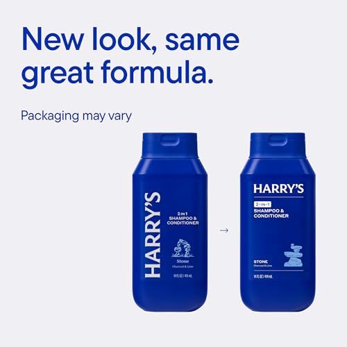 Harry's Men’s 2-in-1 Shampoo & Conditioner - Stone Scent, 14 fl oz (3 Pack)