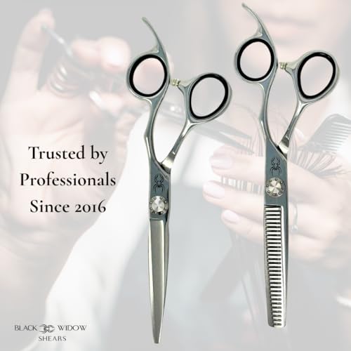 Professional Hair Cutting Shears & Thinning Scissors Kit 6" Japanese Steel