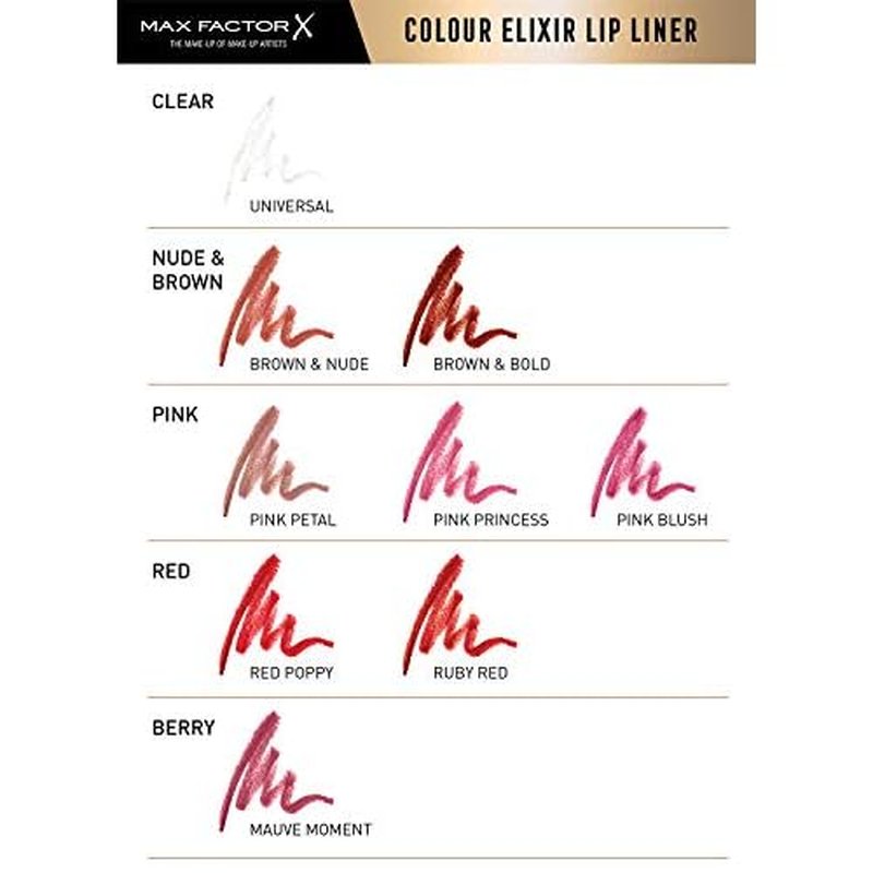 Max Factor Colour Elixir Lip Liner - # 06 Mauve Moment, 1.2 g
