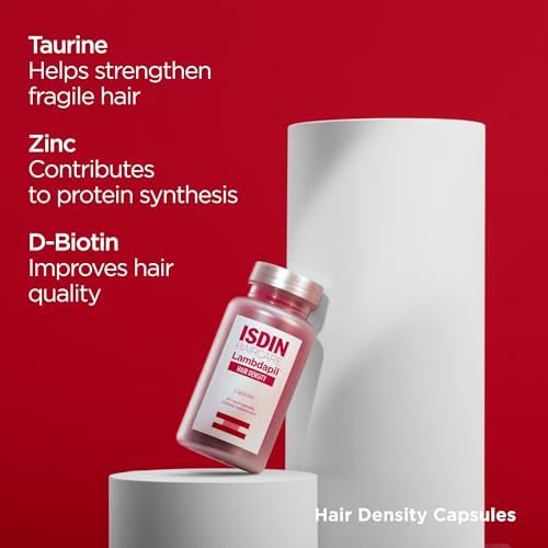 ISDIN Lambdapil Hair Density Supplement 60 Count for Thinning Hair - Vitamin & Mineral Complex