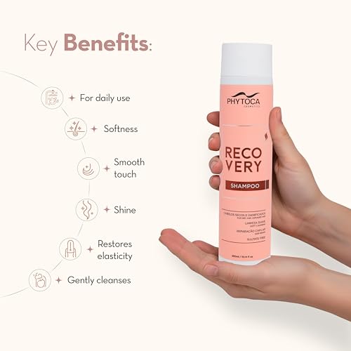 Recovery Shampoo for Dry Damaged Hair - Hydrating & Strengthening - 10.14 fl oz