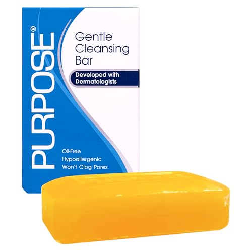 Purpose Gentle Cleansing Bar 6 oz Pack of 6 - Hypoallergenic & Sulfate-Free