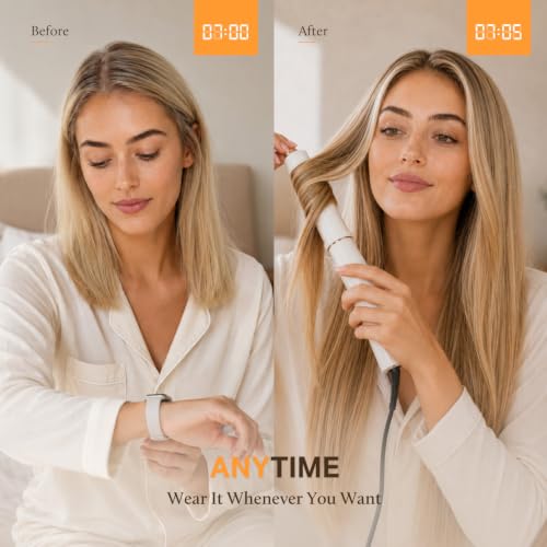 DOORES 20in 120g 7-Pack Clip-In Hair Extensions - 9A Real Human Hair, Balayage Platinum Blonde